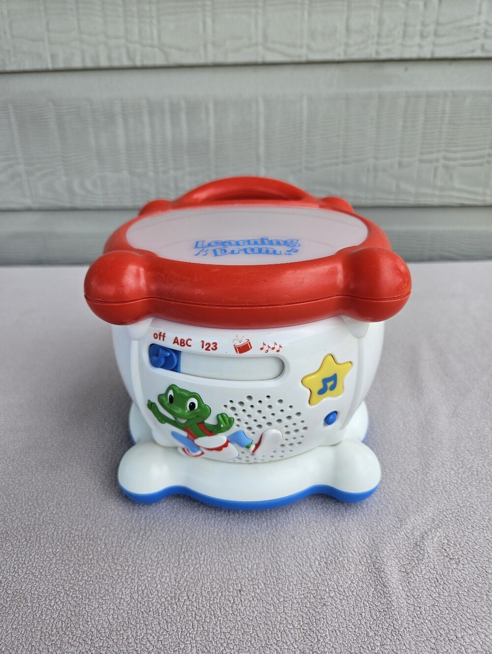 Leap Frog Learn & Groove Color Play Learning Drum Alphabet VTG 2001 WORKS